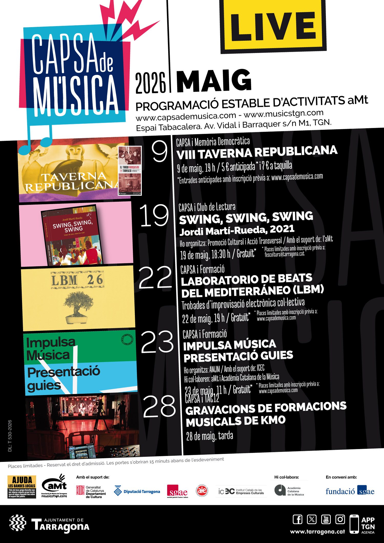 UN MAIG DE LLIBERTAT CREATIVA A LA CAPSA