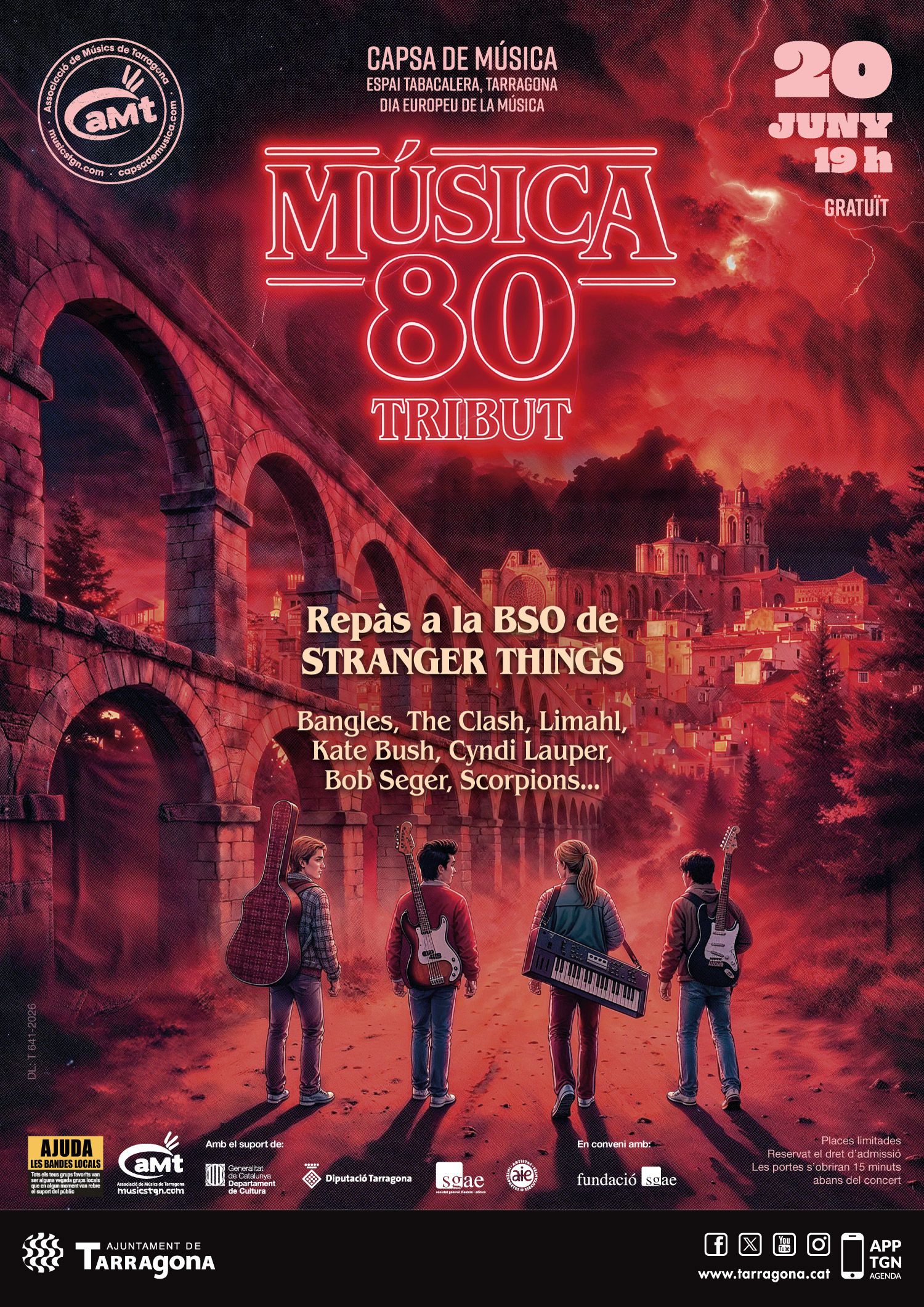 ELS GRANS ÈXITS DELS 80s OMPLIRAN LA CAPSA DE MÚSICA, TRANSFORMADA EN HAWKINS