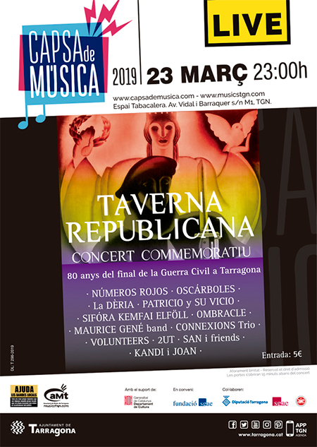 Taverna Republicana “People Have The Power” @ CAPSA DE MÚSICA | Tarragona | Catalunya | Espanya